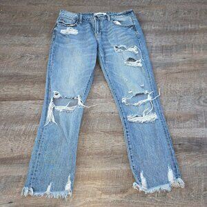 Hidden Women's Jeans Size 28 RN129203 100% Cotton Denim Distressed